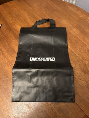 100% AUTHENTIC UNDEFEATED Black Nylon Tote RARE