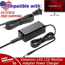 AC Adapter For Viewsonic VX2476-SMHD VS16510 LED LCD Monitor Power Supply Cord