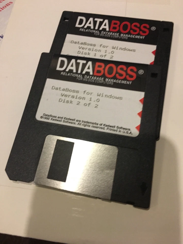 DATA BOSS FOR WINDOWS BY KEDWELL. DB APPLICATIONS DEVELOPMENT. Opened Never Used - Image 3 of 4