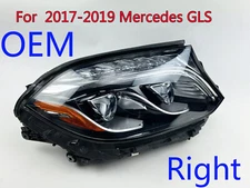 For 2017 2018 2019 Mercedes Benz GLS-CLASS LED Headlight RH Passenger Side OEM