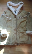 Beautiful! Venezia Leather Coat! Cozy And Warm.