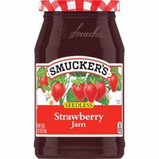 2X - Smucker's Seedless Strawberry Jam-18 oz