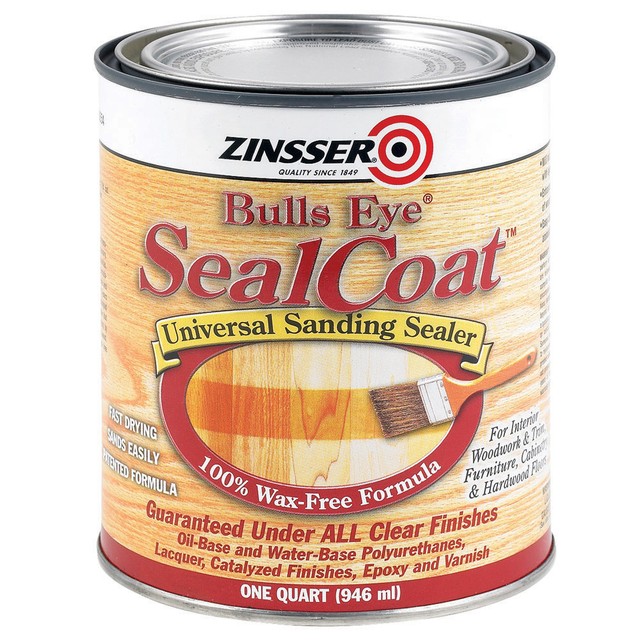 00854 Zinsser Sealcoat 6 PK 1 QT Clear Bulls Eye Wood Sanding Sealer