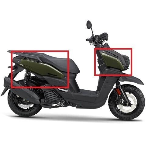 Genuine Front and Rear Side Covers for Yamaha Zuma 125 22-25 D