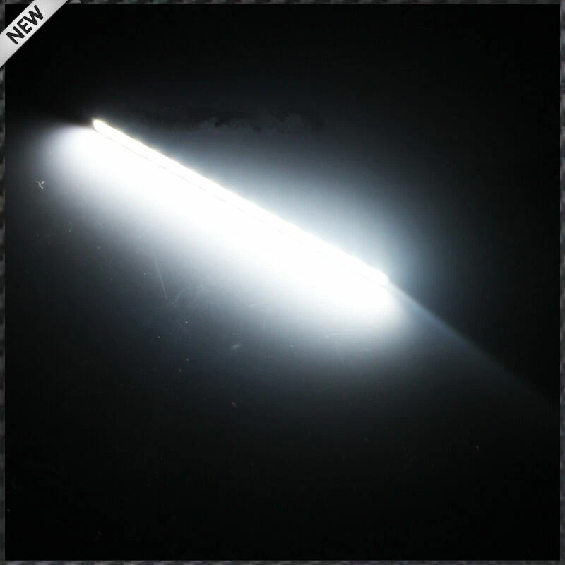 2XUltra Slim Switchback White/Amber Lights LED Daytime Running Fog Lamps DRL Kit - Image 3 of 4