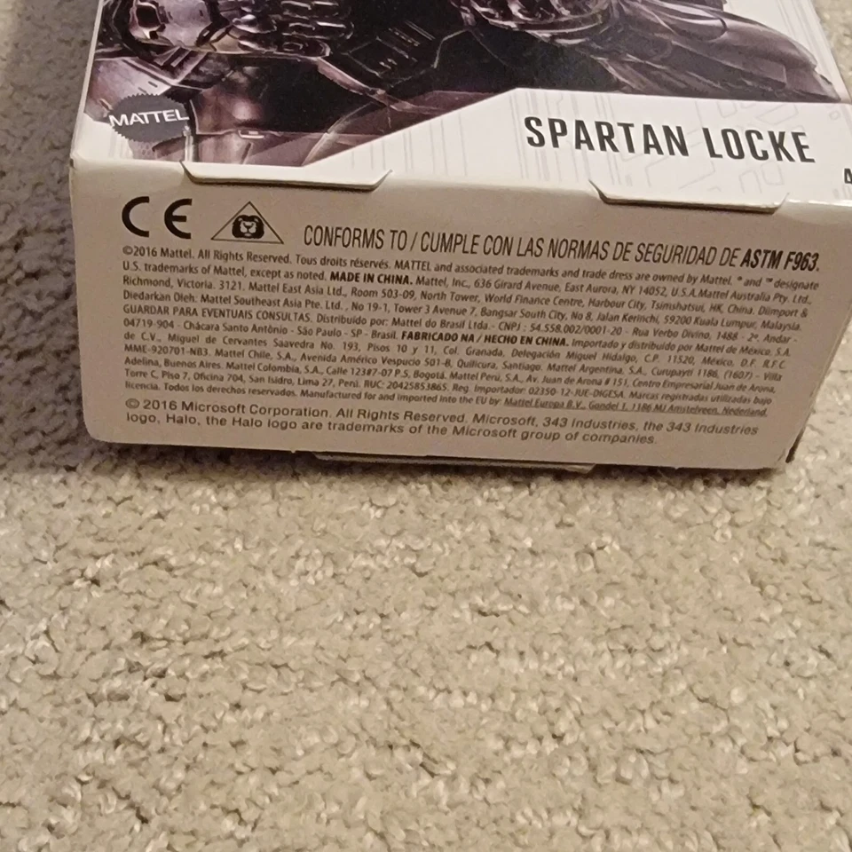 Figura de acción HALO Spartan Locke Mjolnir Hunter Armor Mattel 2016 12" totalmente nueva Foto 2 de 4