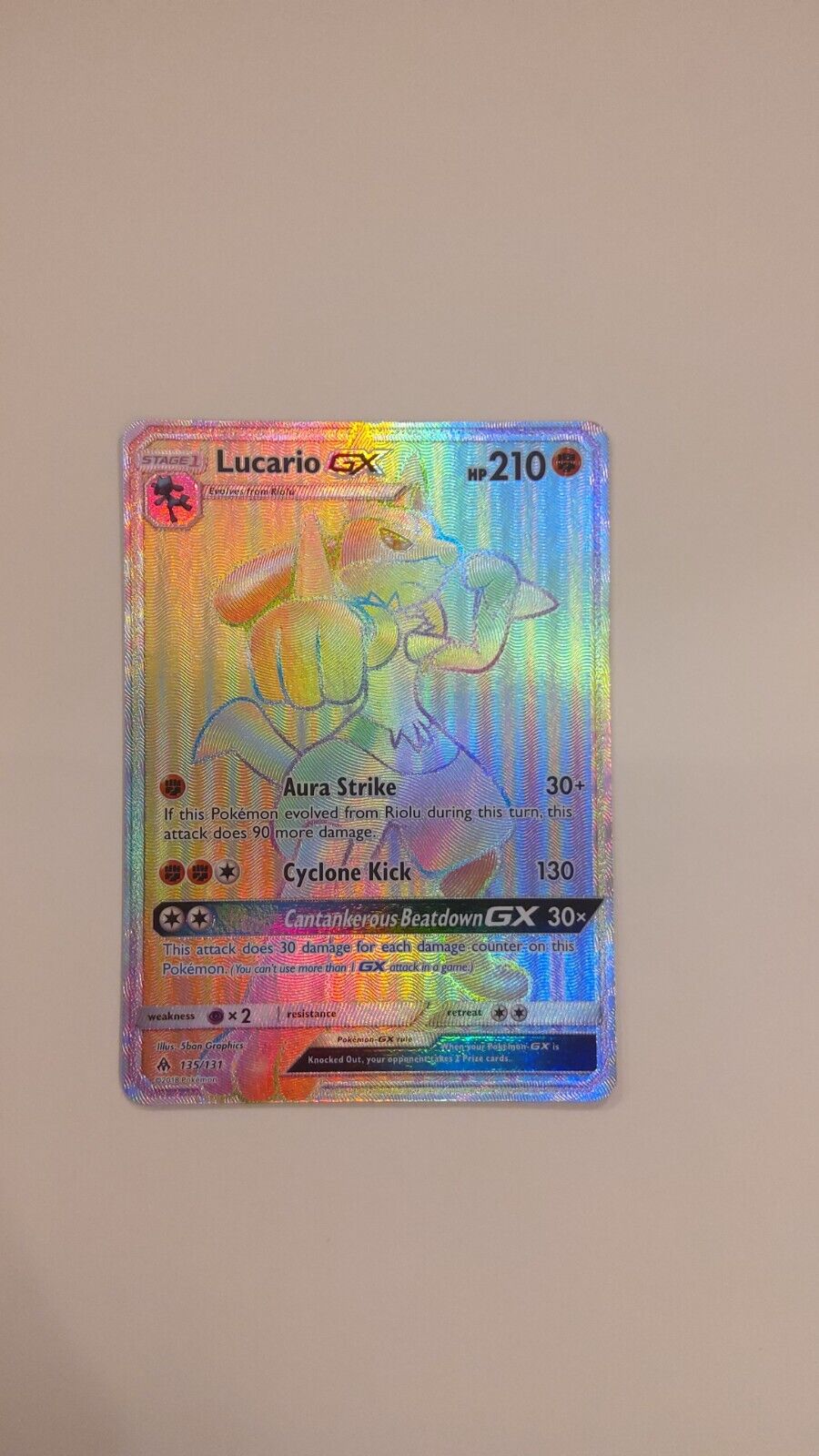 Lucario GX Forbidden Light, Pokémon