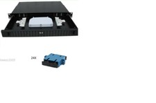 24 Fibers Rack Mount ,Fiber Patch Panel,Terminal box with SC Duplex adapter -976