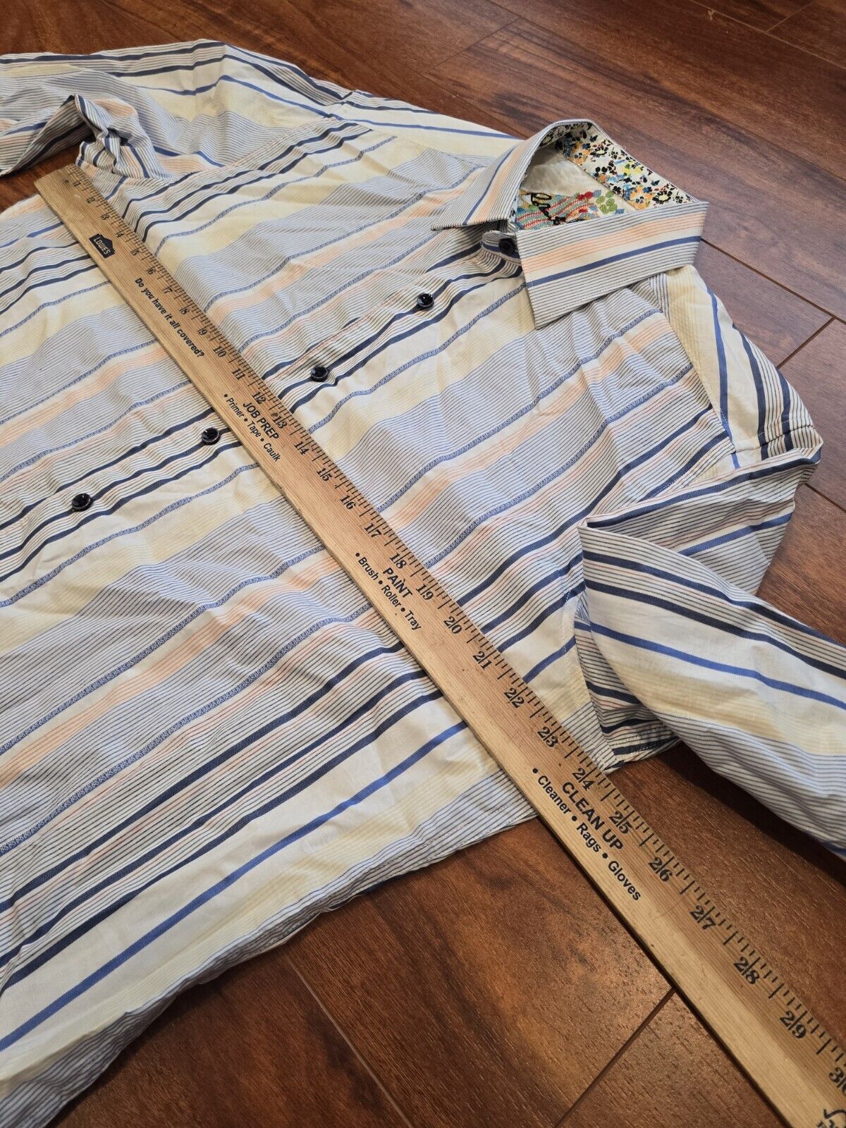 Robert Graham Men's Long Sleeve Striped Shirt Fli… - image 4
