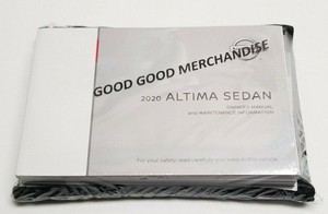 2020 NISSAN ALTIMA OWNERS MANUAL SR SL PLATINUM SV S I4 2.0 2.5 ADVANCE