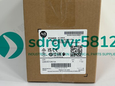 #ad New Allen Bradley 22B D010N104 PowerFlex 40 4 kW 5 HP AC Drive 22BD010N104 $570.00