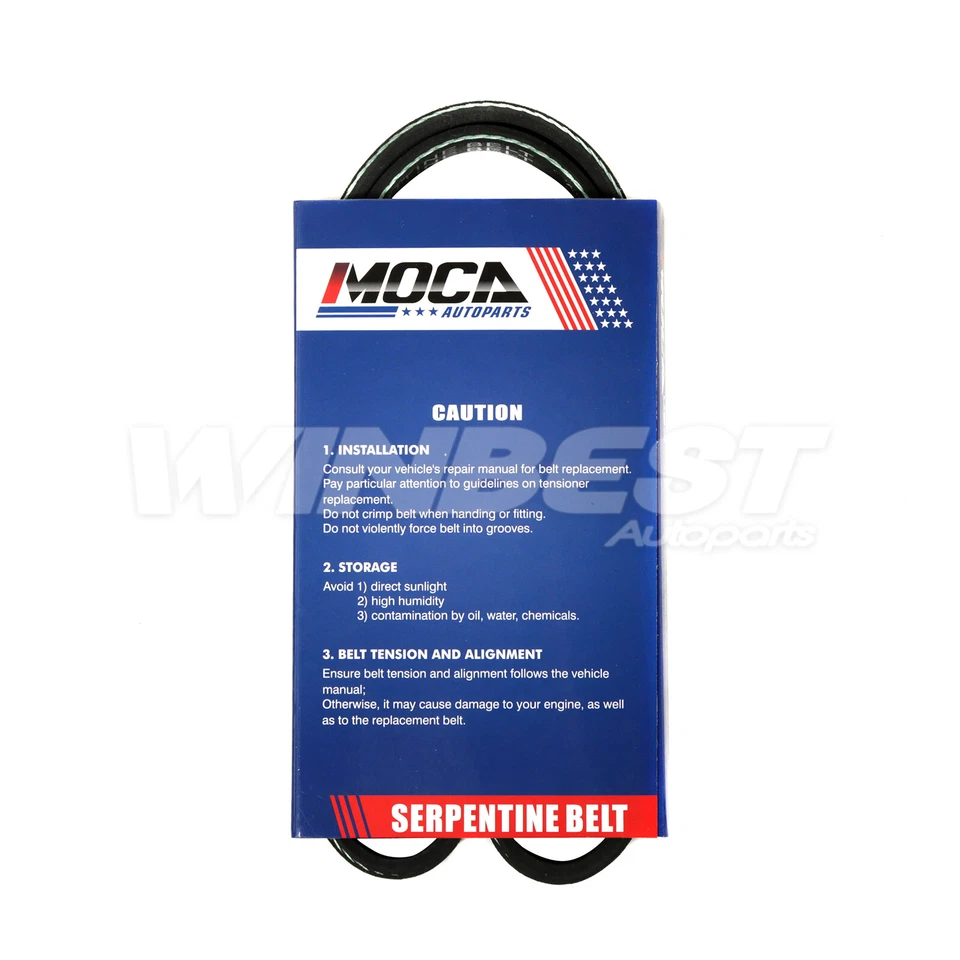 Cinturón EPDM Serpentine 4PK775 apto para 95-09 Nissan Quest Máxima Honda Mitsubishi Foto 3 de 4