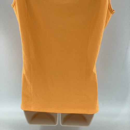 Adidas Golf Women’s Sleeveless Collared Shirt Polo Orange Size Medium New 756 - Picture 7 of 11