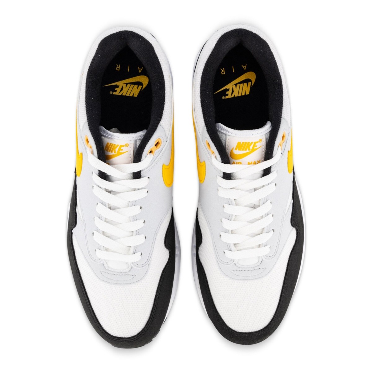 Nike Air Max One White Sneakers University Gold Swoosh Retro