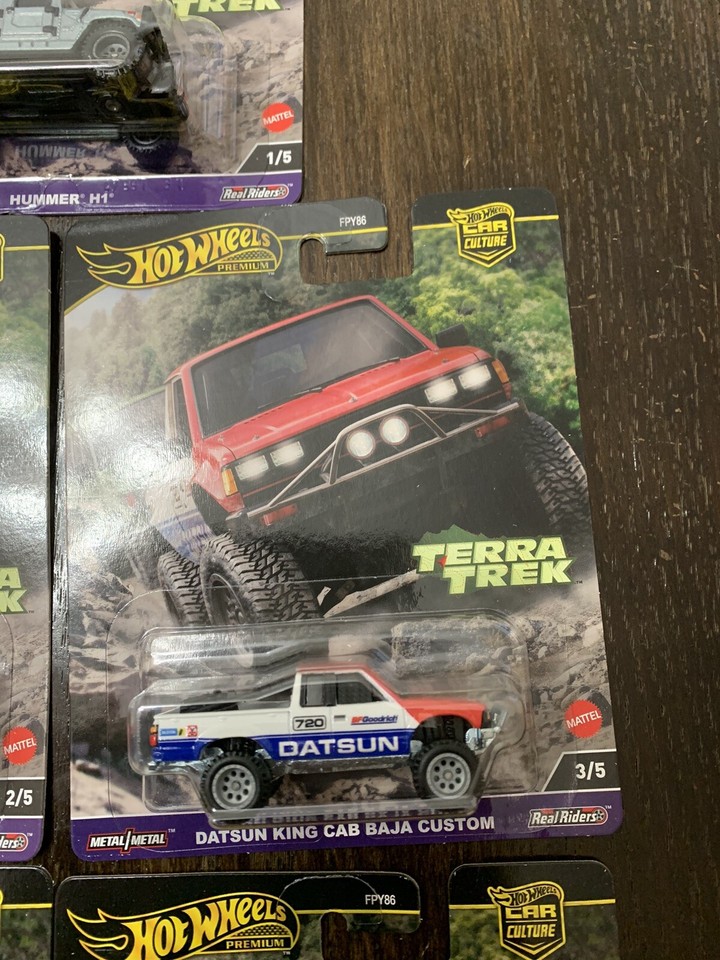 Hot Wheels Car Culture TERRA TREK 5 Cars Set 🔥CHEAPEST ON THE BAY🔥 eBay