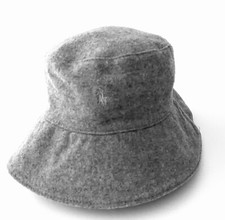 Polo Ralph Lauren Gray Soft Wool Blend Bucket Hat Little Pony Youth One Size4-6X