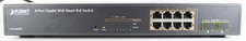 Planet Networking & Communication 8-Port Gigabit Web Smart PoE Switch GSD-802PS