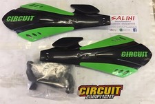 paramani universali CIRCUIT bicomponente verdi e nero - Moto cross enduro quad
