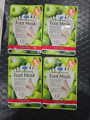 EXPIRED Purederm Intensive healing foot mask, apple, 1 pair
