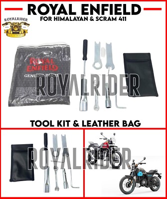 Fits Royal Enfield TOOL KIT LEATHER BAG For Himalayan