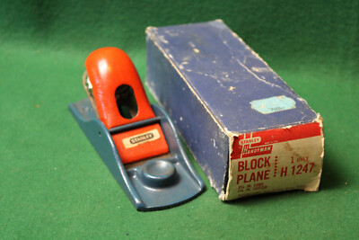 GREAT FIND NOS Stanley Handyman H1247 Block Plane-in Box Inv#CR48W