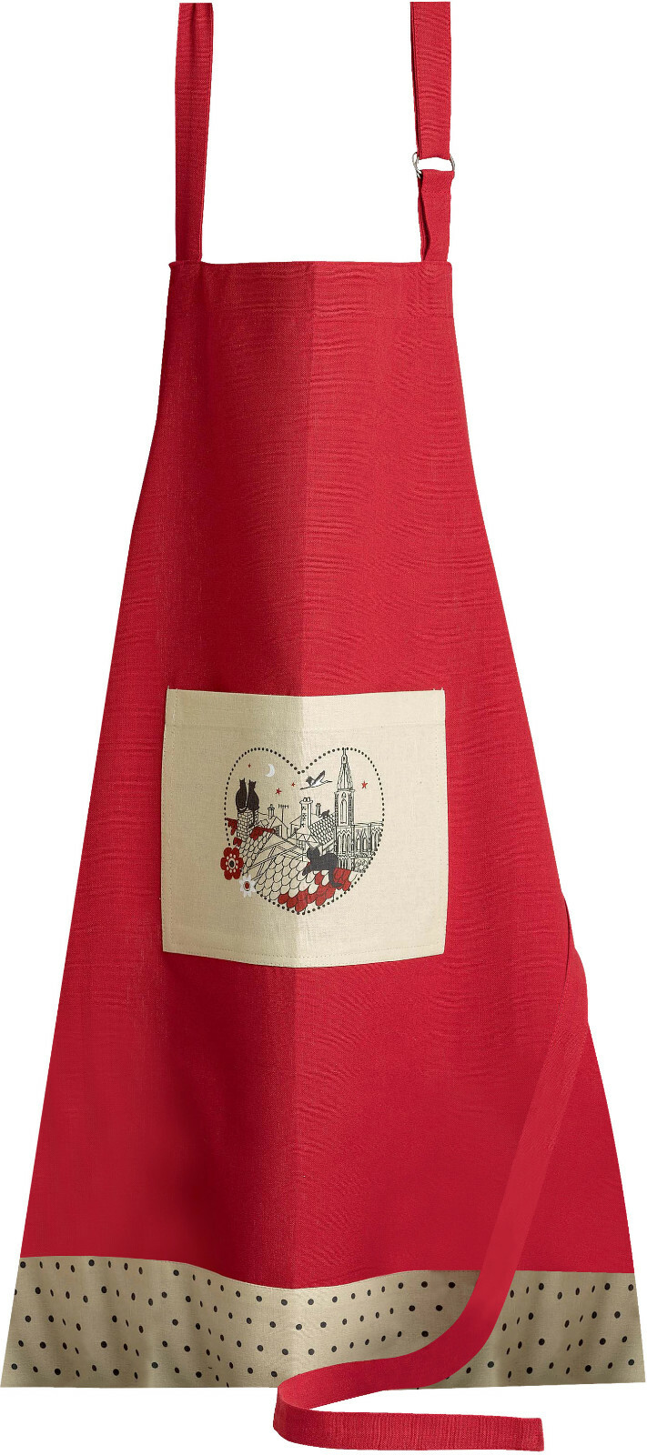 Winkler Cat Apron Red Beige Women Chef Aprons Cooking Kitchen Novelty Pinny Chef