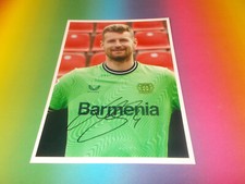 Lukas Hradecky Bayer 04 Leverkusen signed autograph 20x28 photo in p.