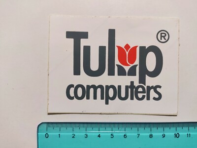 STICKER TULIP COMPUTERS STICKER STICKER STICKER VINTAGE 80s ORIGINAL