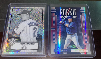 Panini Absolute Rookie Round Up Nico Hoerner RC SSP/25 Plus Chrome Diamond Cubs