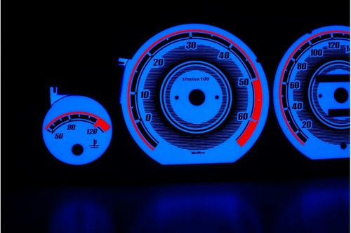 Audi 80 i 90 (B3, B4) design 3 quadranti plasma calibro bagliore cambio bagliore i - Foto 3 di 8