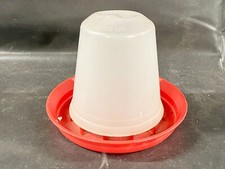 VINTAGE PLASTIC GRAVITY POULTRY DRINKER