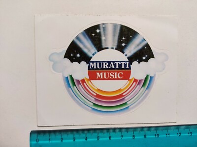 ADESIVO STICKER VINTAGE AUFKLEBER REGIONALE LA TARGA INCISIONI GENOVA