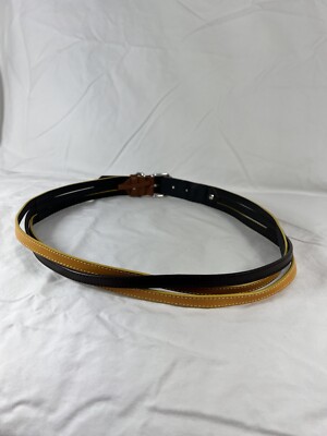 BALENCIAGA Mustard Yellow Brown Leather Women display picture 2