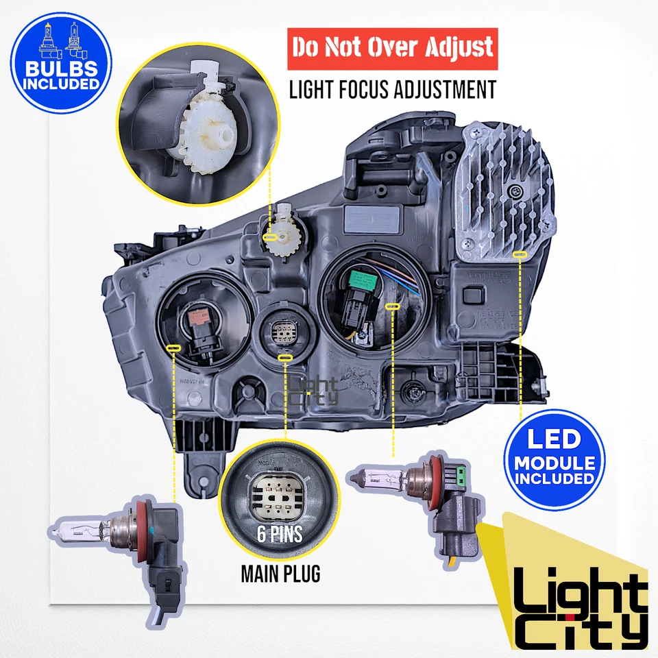 [Halógeno] Faro lateral de pasajero Buick Encore GX 2020-2023 con LED DRL RH Foto 3 de 4