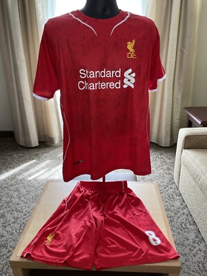 Liverpool Football Club Standard Chartered # 8 GERRARD XL