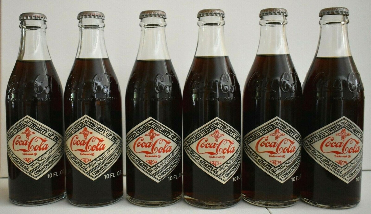 Vintage Coca Cola Metal Crate Six 75th Commemorative Rare Unopened