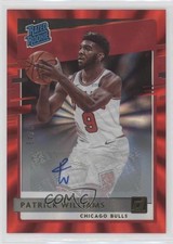 2020 Donruss Rated Rookies Red Laser Signatures 30/49 Patrick Williams Auto 0p5y