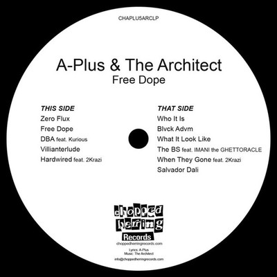 A-Plus & Architect - Free Dope (Vinyl LP - 2020 - UK - Original)