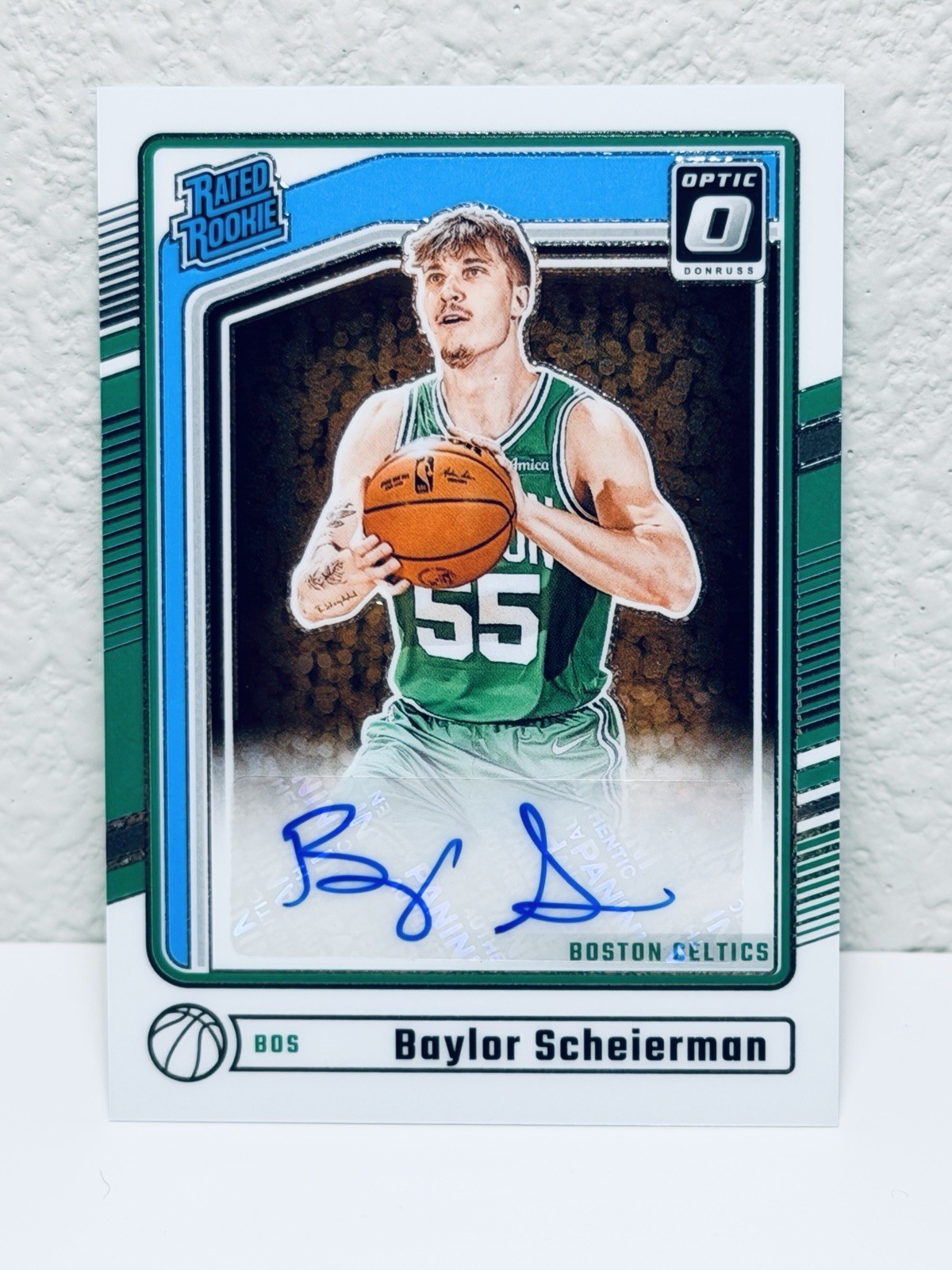 Baylor Scheierman 2024-25 Panini Donruss Optic Auto Rated Rookie #310