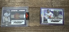 Travis Hunter 1/1 Leaf State Pride & Purple So Money Pre-Prod Proof Cards PSA