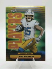 2025 Topps Chrome Ladd McConkey #PP-27 Power Players Los Angeles Chargers