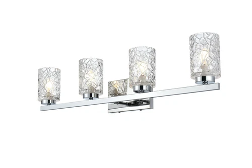 Living District Cassie 31" Wall Sconce In Chrome - Picture 3 of 8