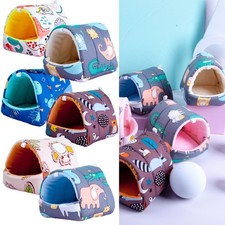Comfortable Warm Mat Small Animal Sleeping Bed Guinea Pig Nest Hamster House