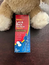 Natural Pain Relief Tablets for Back Buttocks and Legs 125 Count