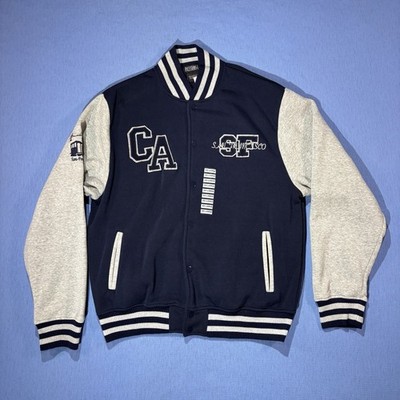Passion San Francisco California Varsity Letterman Snap Closure Jacket Size XXL