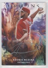 2021 Panini Chronicles Origins Signatures Silver Ink Adonis Medina Auto 0m4q