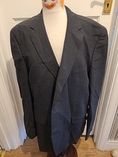 Mens High And Mighty Size 46L Dark Grey Blazer Lined And Padded