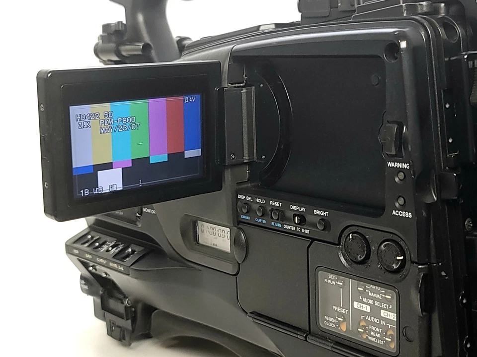 Sony PDW-F800 XDcam 455 Laser zero pixels are lit or dead, very nice and clean - Image 4 of 4