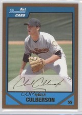 2007 Bowman Draft Prospects Gold Charlie Culberson #BDPP52 0j0