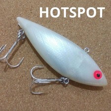 Cordell Hot Spot Old # Super Spot Bill Lewis Bait Fishing Lure Clear Pearl 110m